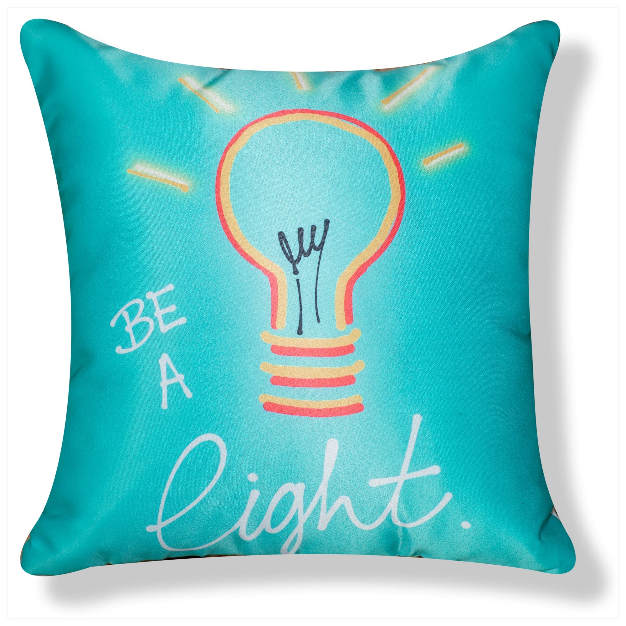 Vendola Satin 250TC Decorative Cushion Pillow Covers, Multicolor, Set of 5 Cushion Covers(Good Vibes)